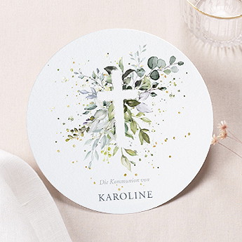 ERSTELLEN SIE EINE EINLADUNGSKARTE ZUR KOMMUNION