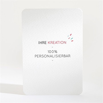 Geburtskarte Blanco - 14,5X21cm (N24111) - Vue 2