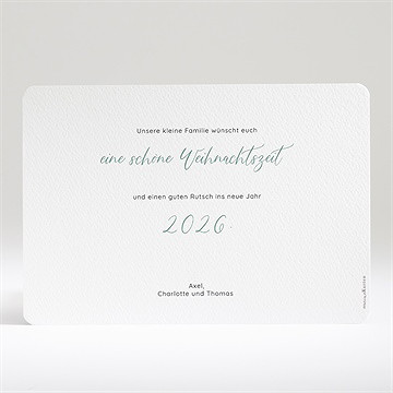 Weihnachtskarte Unterm Tannenbaum - vue 2