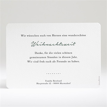 Weihnachtskarte Weihnachtsfreude - vue 2