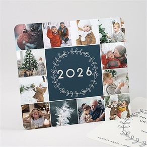 Weihnachtskarte fotorahmen