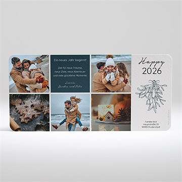 Weihnachtskarte Weihnachtliche Fotocollage