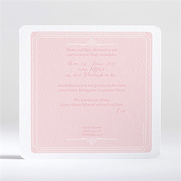 Einladung Taufe Patchwork - Vue 2