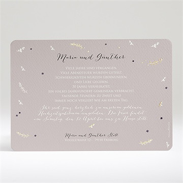 Einladung Hochzeitsjubiläum damals wie heute - vue 2