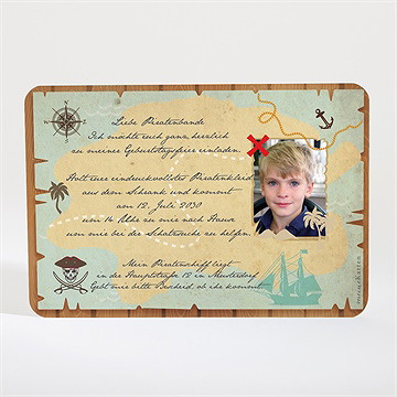 Geburtstagseinladung schatzkarte - vue 2