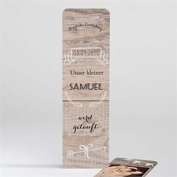 Einladung Taufe Wachsender baum