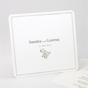 Hochzeitseinladung traditionell