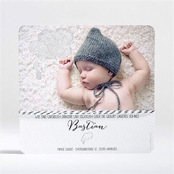 Geburtskarte Wolke - Vue 2