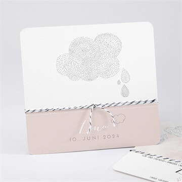 Geburtskarte zarte wolke