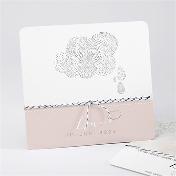 Geburtskarte zarte wolke