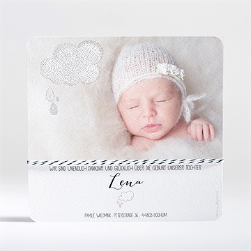 Geburtskarte zarte wolke - Vue 2