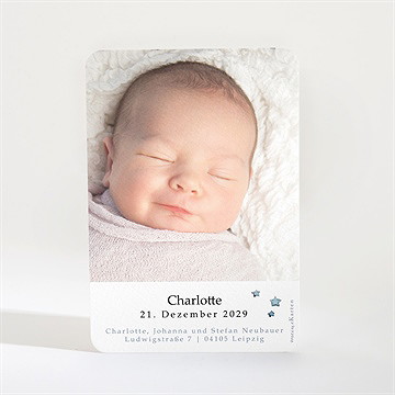 Geburtskarte Kleiner Eisbär - Vue 2