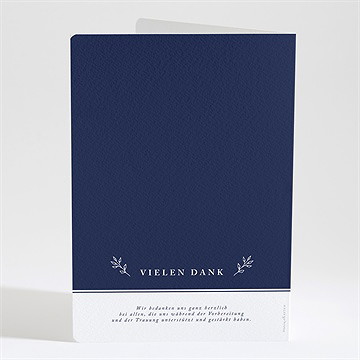 Kirchenheft Hochzeit schick in blau - vue 4