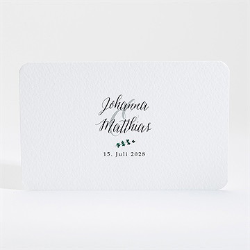 Antwortkarte Hochzeit Floraler Rahmen - Vue 2