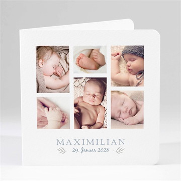 Geburtskarte Meine erste fotostory