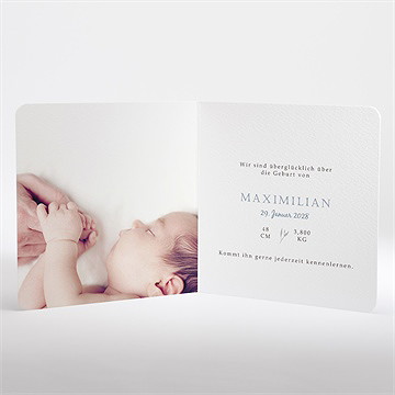 Geburtskarte meine erste fotostory - Vue 2