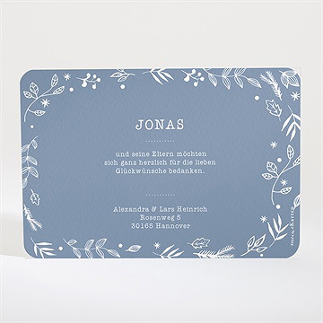 Dankeskarte Geburt Vier Fotos - Vue 2