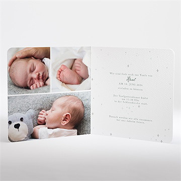 Einladung Taufe Grünes Licht - vue 2