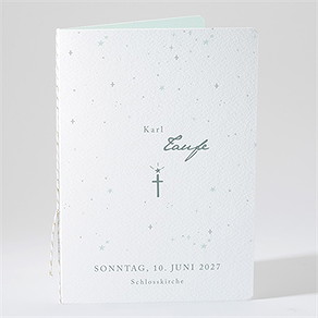 Kirchenheft Taufe grünes licht