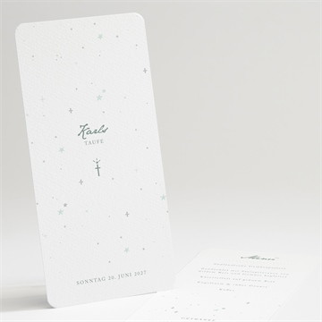 Menükarte Taufe grünes licht -magnet
