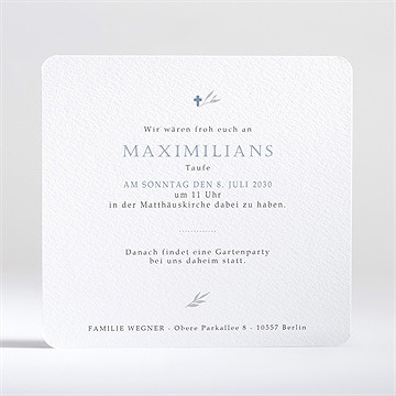 Einladung Taufe Foto Mosaik - vue 2