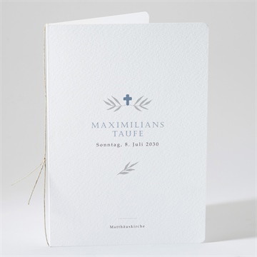 Kirchenheft Taufe foto mosaik