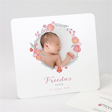 Einladung Taufe rosenkranz