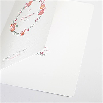 Kirchenheft Taufe rosenkranz - vue 2