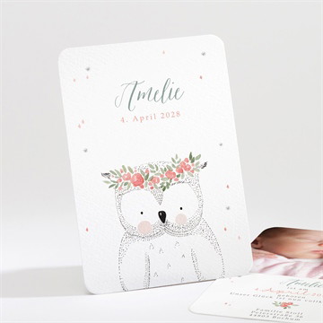 Geburtskarte Kleine eule