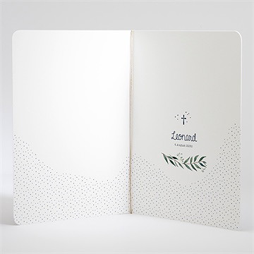 Kirchenheft Taufe Pünktchen Blau - vue 3