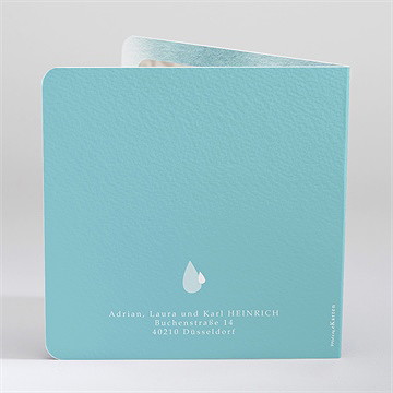 Einladung Taufe Wassertropfen - vue 3