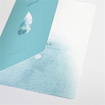 Kirchenheft Taufe Wassertropfen - vue 2