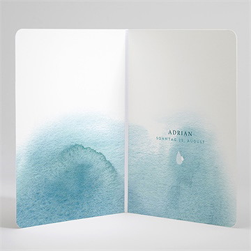 Kirchenheft Taufe Wassertropfen - vue 3