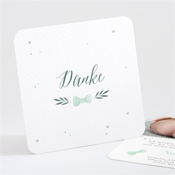 Dankeskarte Geburt Dandy