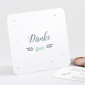 Dankeskarte Geburt Dandy