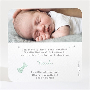 Dankeskarte Geburt Dandy - Vue 2