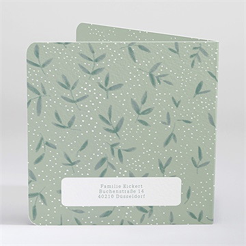 Einladung Taufe blätter im wind - vue 4