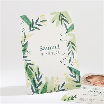 Geburtskarte Grüne oase