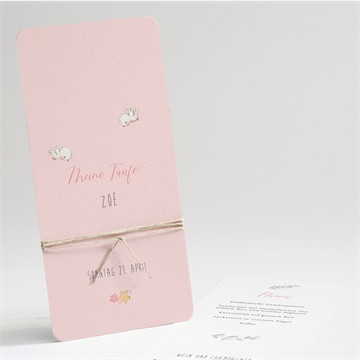 Menükarte Taufe Lullaby