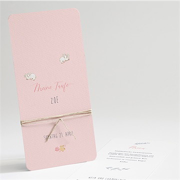 Menükarte Taufe Lullaby