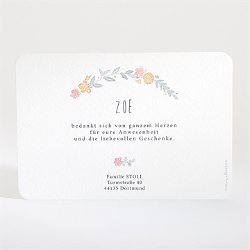 Dankeskarte Taufe lullaby - Vue 2