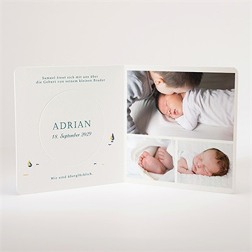 Geburtskarte Segeln - Vue 2