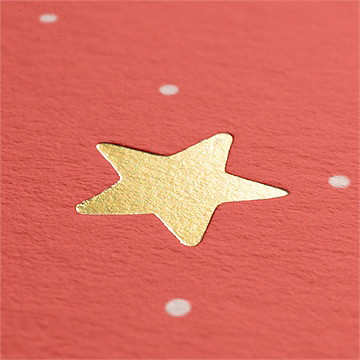 Dankeskarte Geburt Rote Freude - vue 2