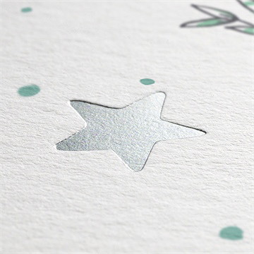 Einladung Taufe blätterranke - vue 2