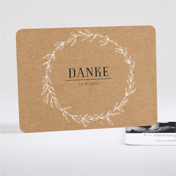 Dankeskarte Hochzeit romanze