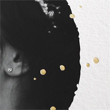 Dankeskarte Hochzeit Goldkonfetti - Gold - Vue 2