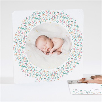 Geburtskarte blütenpracht