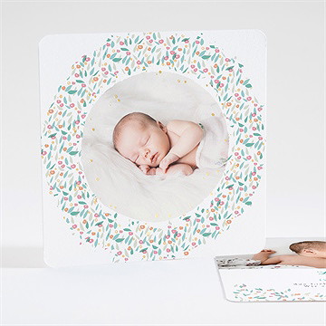 Geburtskarte blütenpracht