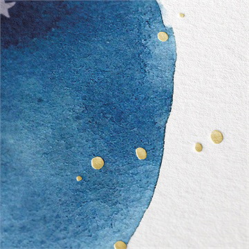 Geburtskarte Glitzernde Freude - sicht 2