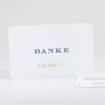 Dankeskarte Geburt Umrahmt